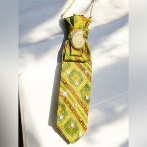 Chic Green and Gold Women's Scarf